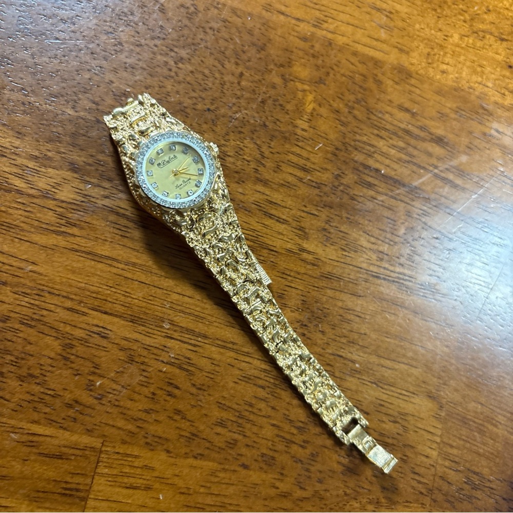 HW134. Vintage Dufonte by Lucien Piccard Quartz CZ. No Box